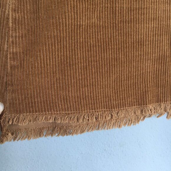 Indigo Rein Corduroy Skirt Women 13 30 Brown Mini Button Fly Y2K Academia Core - Picture 4 of 10